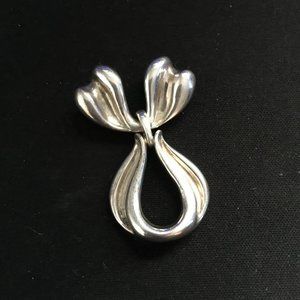 Kabana 925 sterling Bow Slider Pendant